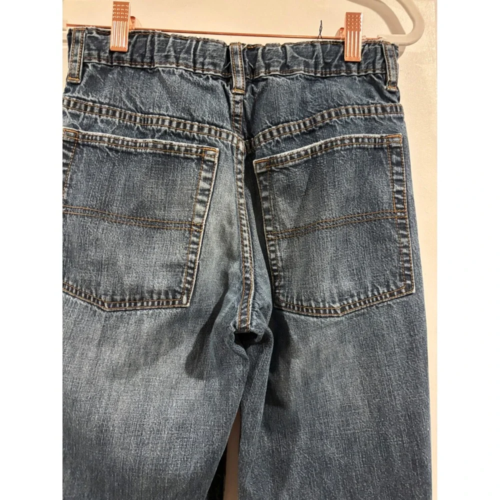 Old Navy Kids Loose Fit Jeans Blue Medium Wash Denim Size 14 Regular Cotton